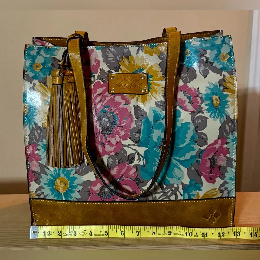 Patricia Nash First Bloom Leather Tote — New With Tags — Never Carried - Picture 2 of 14